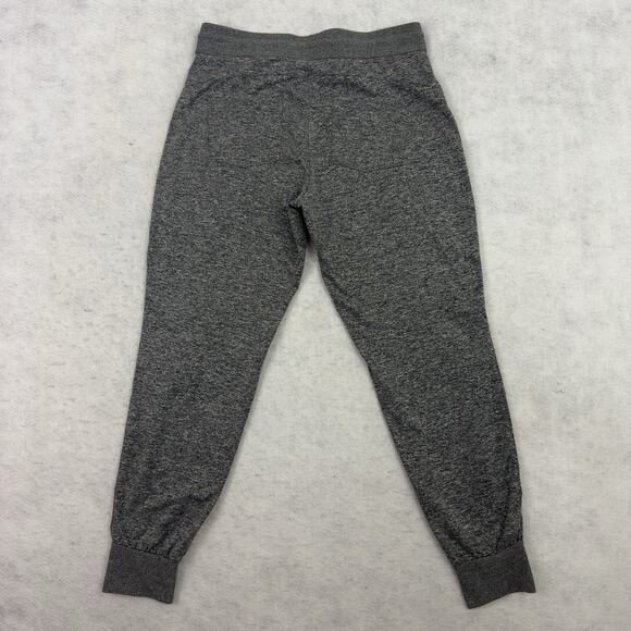 Athleta Gray Medium Drawstring Joggers Polyester Spandex Cozy Activewear - Picture 4 of 10
